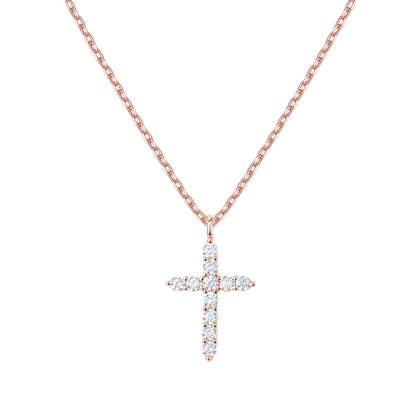 Decent 14K Gold Plated Cross Necklace for Women | Cross Pendant | Gold Necklaces for Women